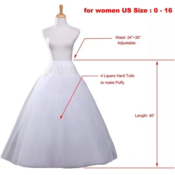 Skirts | Aline Hoopless Petticoat Crinoline Underskirt Slips For Wedding Dress | Poshmark Skirts | Aline Hoopless Petticoat Crinoline Underskirt Slips For Wedding Dress | Poshmark